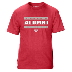 Unisex CI Sport T-Shirt The University Of New Mexico Alumni Red