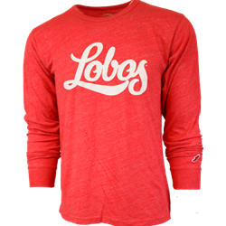 Unisex League Long Sleeve T-Shirt Heather Red