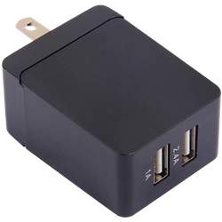 Onhand Wall Charger Dual USB Black