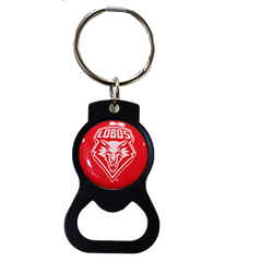 Neil Bottle Opener Keychain Lobos Shield