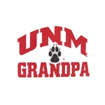 CDI Decal UNM Grandpa Lobo Paw Print