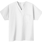 Unisex Scrub Shirt White