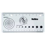 Medimeter 6" Clear ruler/ Pupil Gauge