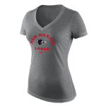 Women's Nike T-Shirt NM Lobos Side Wolf Light Gray