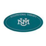 Colorshock Automotive Decal UNM Interlocking Occupational Therapy Turquoise