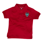 Toddler's Creative Knitwear Polo Lobos Shield Red