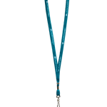 The Jardine Collection Shoelace Lanyard College of Pharmacy UNM Interlocking Teal
