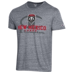 Men's Champion T-Shirt Lobos Shield NM Lobos Grey