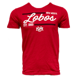 Unisex CI Sport T-Shirt NM Lobos UNM Interlocking Red