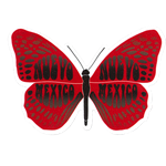 SDS Rugged Decal "Nuevo Mexico" Butterfly