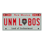 SDS Rugged Decal UNM Lobos Shield License Plate