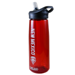 Camelbak Water Bottle W/Sip Cap NM Lobos Shield Red