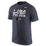 Men's Nike T-shirt Lobo Por Vida Anthracite