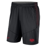 Men's Nike Player Short UNM Interlocking Logo Black/Red