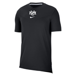 Men's Nike V-Neck T-shirt UNM Interlocking Black