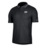Men's Nike Polo UNM Interlocking Logo Black