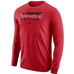 Men's Nike Long Sleeve T-shirt Lobos New Mexico Red