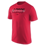 Men's Nike Short Sleeve T-shirt Lobos New Mexico Red