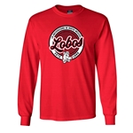 Men's MV Sport Long Sleeve T-Shirt Universidad de Nuevo Mexico Lobos Classic Lobo Red