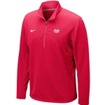 Men's Nike 1/4 Zip Jacket UNM Interlocking Red