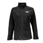 Women's Clique Fleece Jacket UNM Interlocking Logo Black