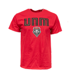Men's Champion T-Shirt UNM Lobos Shield Red