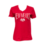 Women's Champion V-Neck T-Shirt NM Red