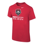 Youth's Nike T-Shirt NM Lobo Shield Red