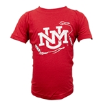 Toddler's MV Sport T-Shirt UNM Interlocking Red
