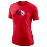 Women's Nike T-Shirt Side Wolf Red