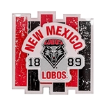 Neil Enterprises Magnet New Mexico Lobos Red/Black