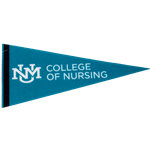 Sew Pennant 4X9 College of Nursing Turquoise