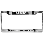 LXG Metal License Plate School Of Law Silver