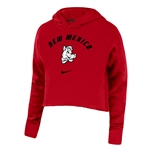 Women's Nike Crop Hood New Mexico Red