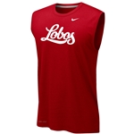 Nike Men's New Mexico Lobos #00 Cherry Replica Home Football Jersey, Small, Red