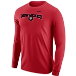 Nike Men's New Mexico Lobos #00 Cherry Replica Home Football Jersey, Small, Red