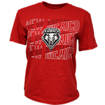 Youth's Champion T-shirt Lobos Shield Scarlet