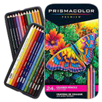 SAN Pencil Colored Prismacolor Thick Core 24ct Set
