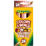 Colored Pencils Colors Of World 24ct