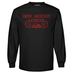 Unisex CI Sport Long Sleeve T-Shirt New Mexico Lobos 1889 Black