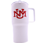 1.	Viking Nova Handle Travel Mug UNM Interlock White