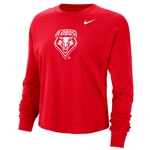 Women's Nike T-Shirt Lobos Shield Red