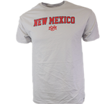 Unisex League T-Shirt New Mexico UNM Interlocking Silver