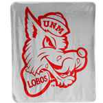 Fanatics Blanket Old School Lobo Red