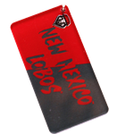 WinCraft Keychain New Mexico Lobos Red/Black