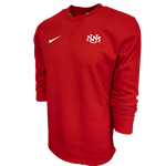 Men's Nike Long Sleeve Crew UNM Interlocking Red