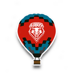 Cherry on Top Hot Air Balloon - Lobos Shield Vinyl Decal