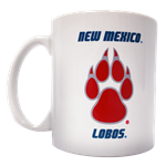 MCM Mug New Mexico Lobos Paw White