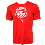 Men's Champion T-Shirt Lobos Shield Scarlet Red