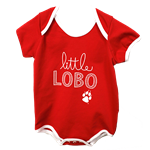 Infant Diaper Shirt Little Lobo Red